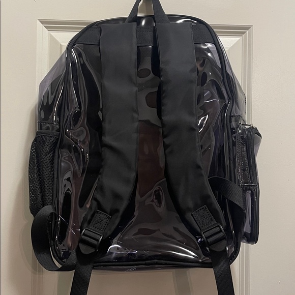 Black Transparent Backpack - Picture 3 of 6